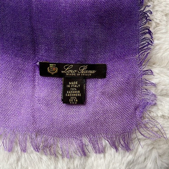 LORO PIANA  MULTI COLORED SCARF - Picture 2 of 13